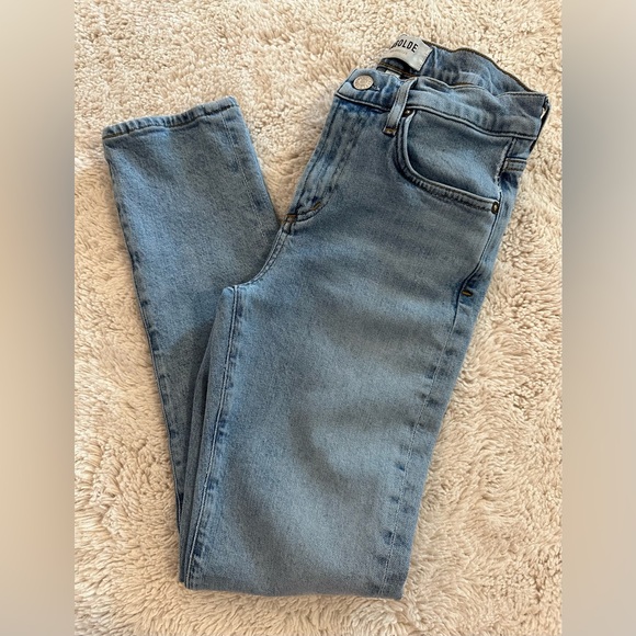 Agolde (Revolve) Light/Medium Wash Skinny Jeans, Tapered leg, Size 25 🩵 - Picture 11 of 11